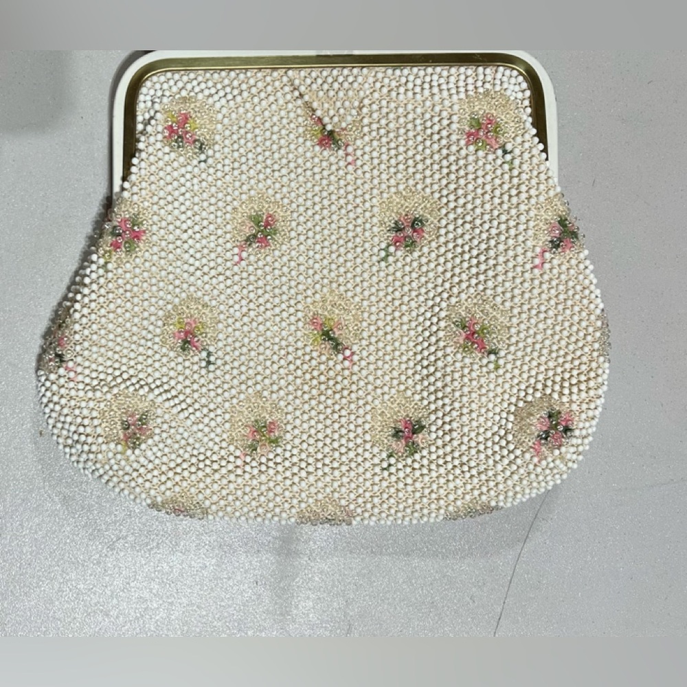 Vintage Corde Bead by Lumured Beaded Handbag